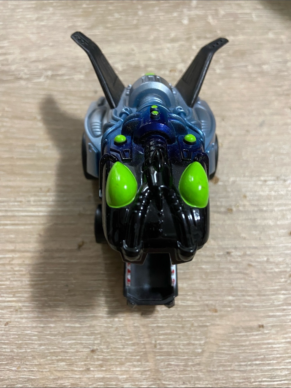 Vintage Wow Buster Press & Go Action Alien Black Green Kids Toy Vehicle